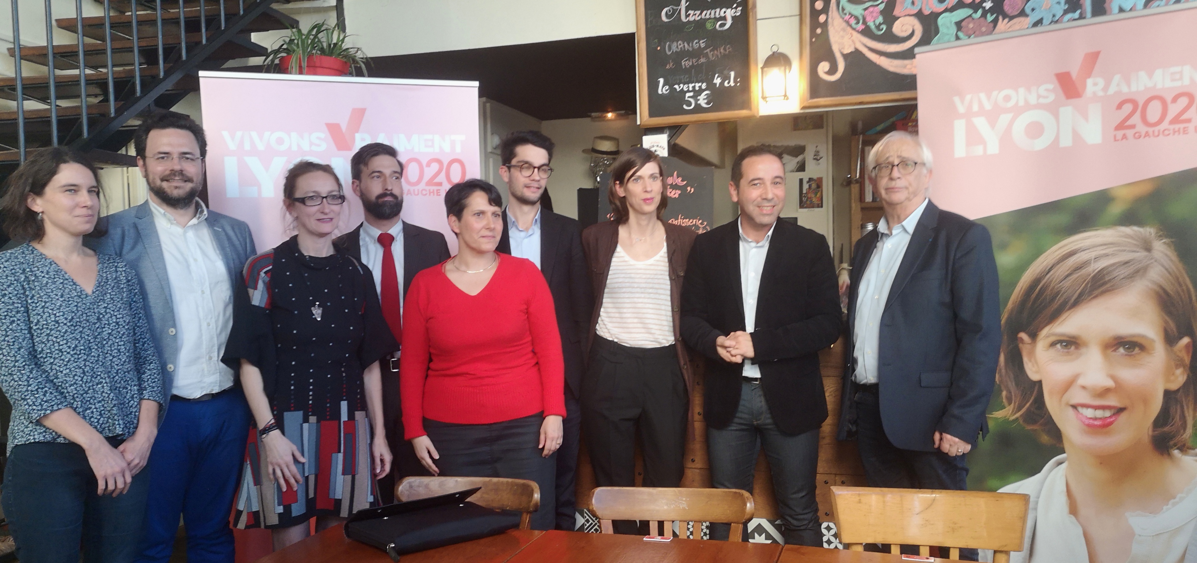 Municipales 2020 : La liste de la gauche unie « Vivons vraiment Lyon » présente ses candidats