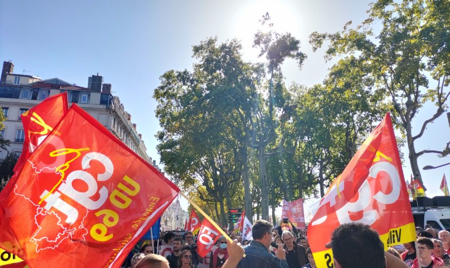 À Lyon l’appel à la grève fait du bruit