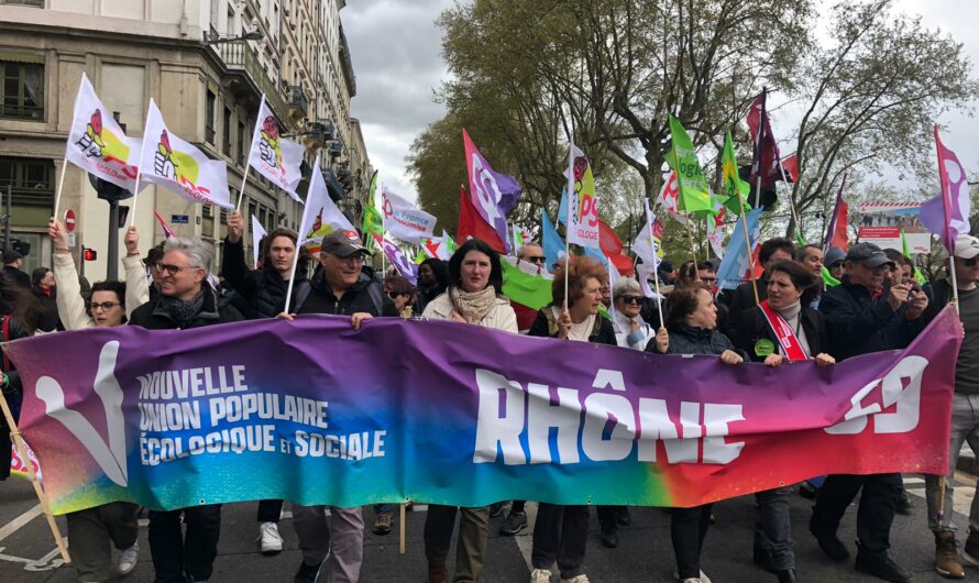 Manifestation 13 avril : 22 000 manifestants dans les rues de Lyon selon les syndicats, 9 900 d’après la préfecture 
