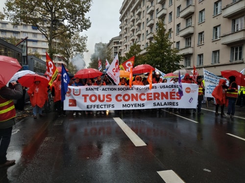 La Santé se manifeste dans les rues de Lyon :  » Tous concernés « 