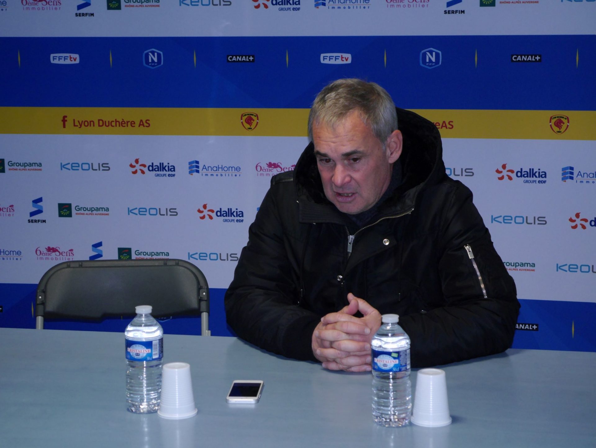 L'entraîneur duchèrois satisfait de la prestation de ses joueurs crédit photo : Hugo Dervissoglou / LBB