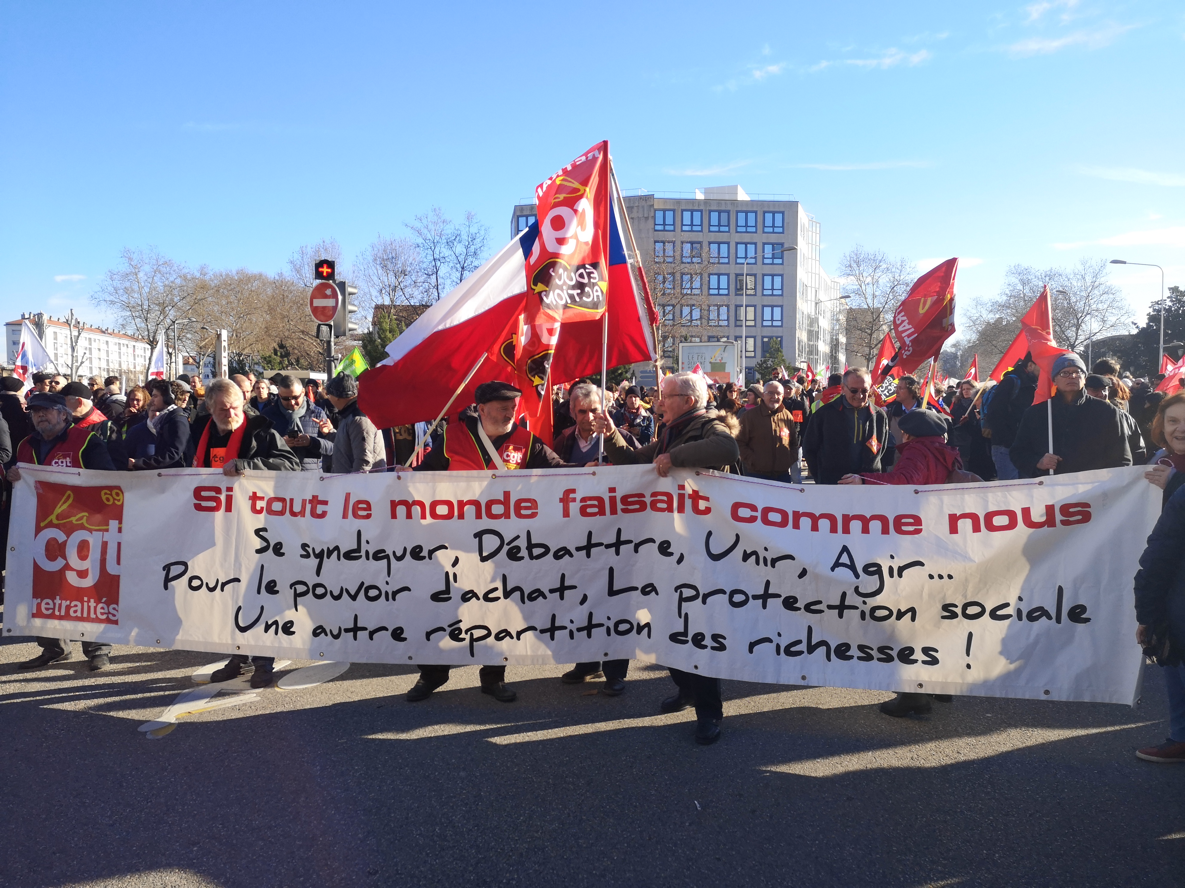 Manifestation à Lyon : peu de débordements ce jeudi