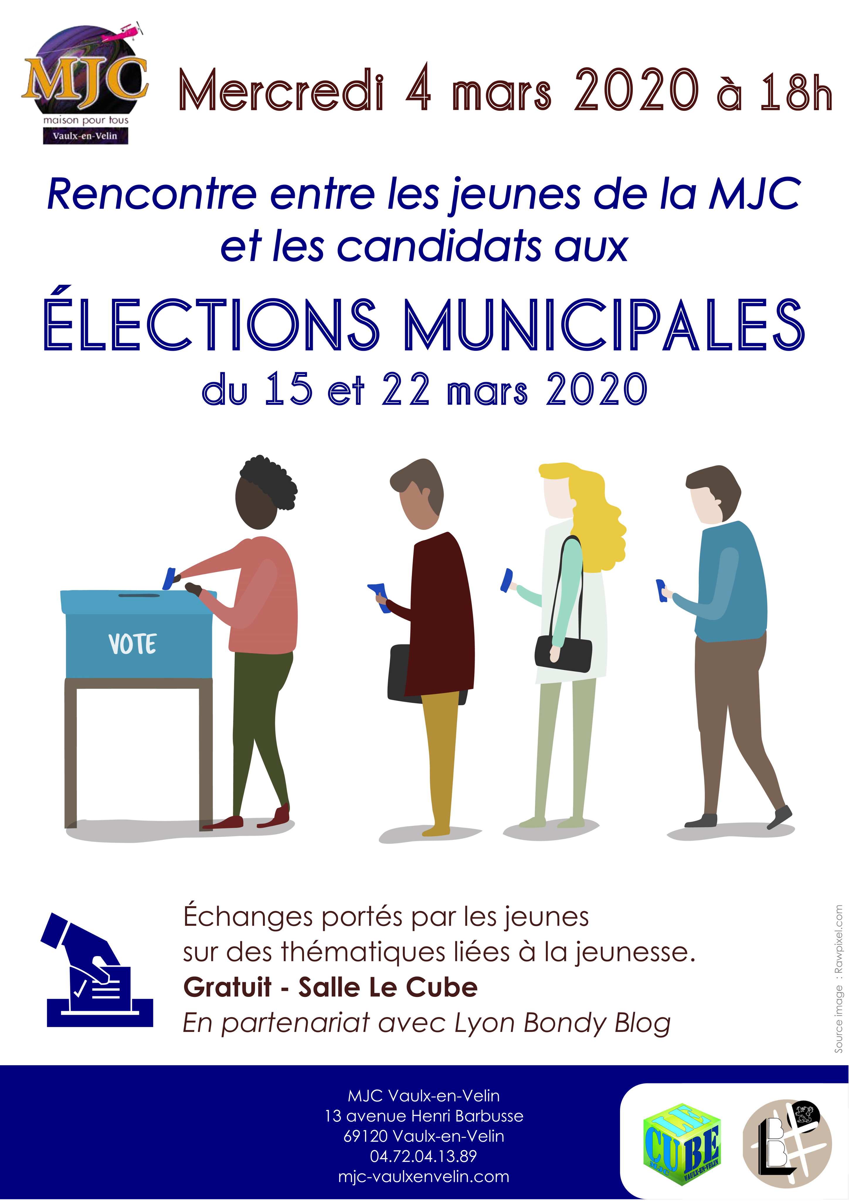 Donner la parole aux jeunes de Vaulx-en-Velin pour les élections municipales  