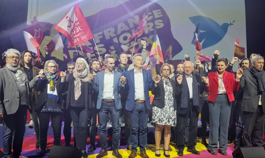 Fabien Roussel, en meeting à Villeurbanne, souhaite unir la gauche et dénoncer les fraudes fiscales