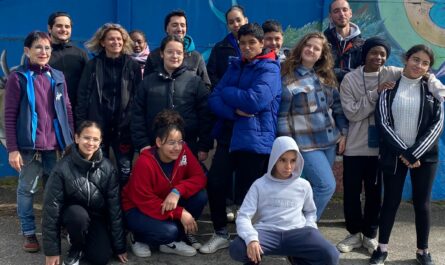 Les jeunes du centre social Louis Braille en visite à la SPA