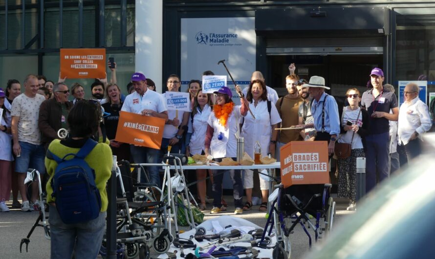 Villeurbanne : «le festival des cannes des Kinés» pour réclamer la revalorisation salariale