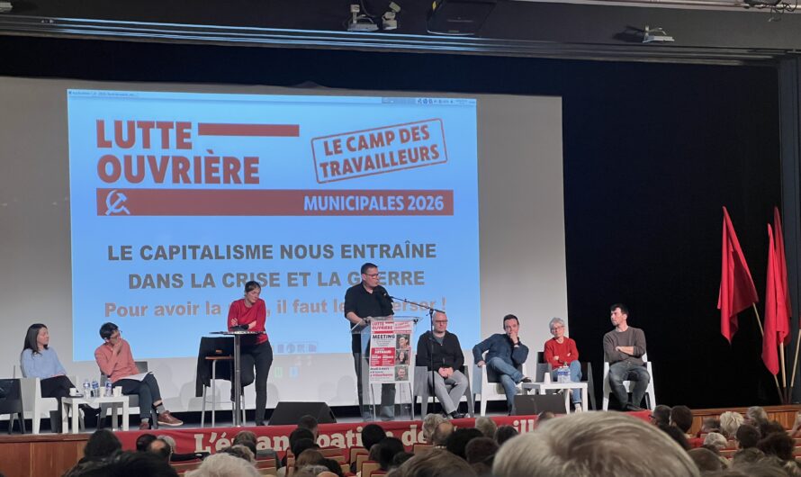 Rencontre et échange avec Lutte Ouvrière et Nathalie Arthaud