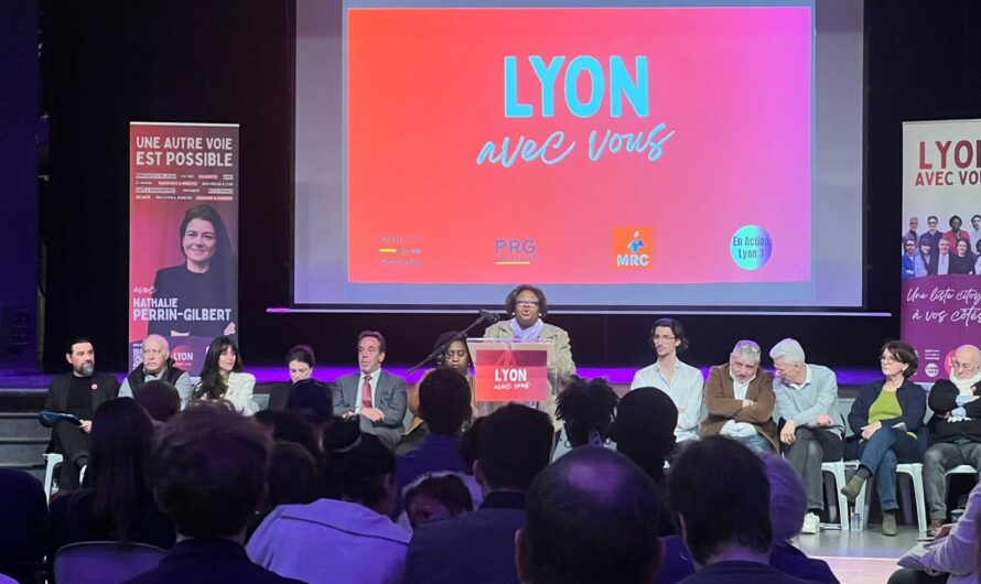 Nathalie Perrin-Gilbert: un dernier meeting avant le scrutin