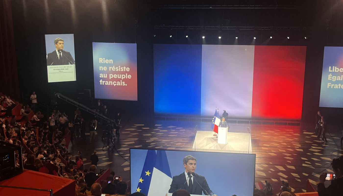 Meeting de Gabriel Attal , ce samedi 10 octobre 2026